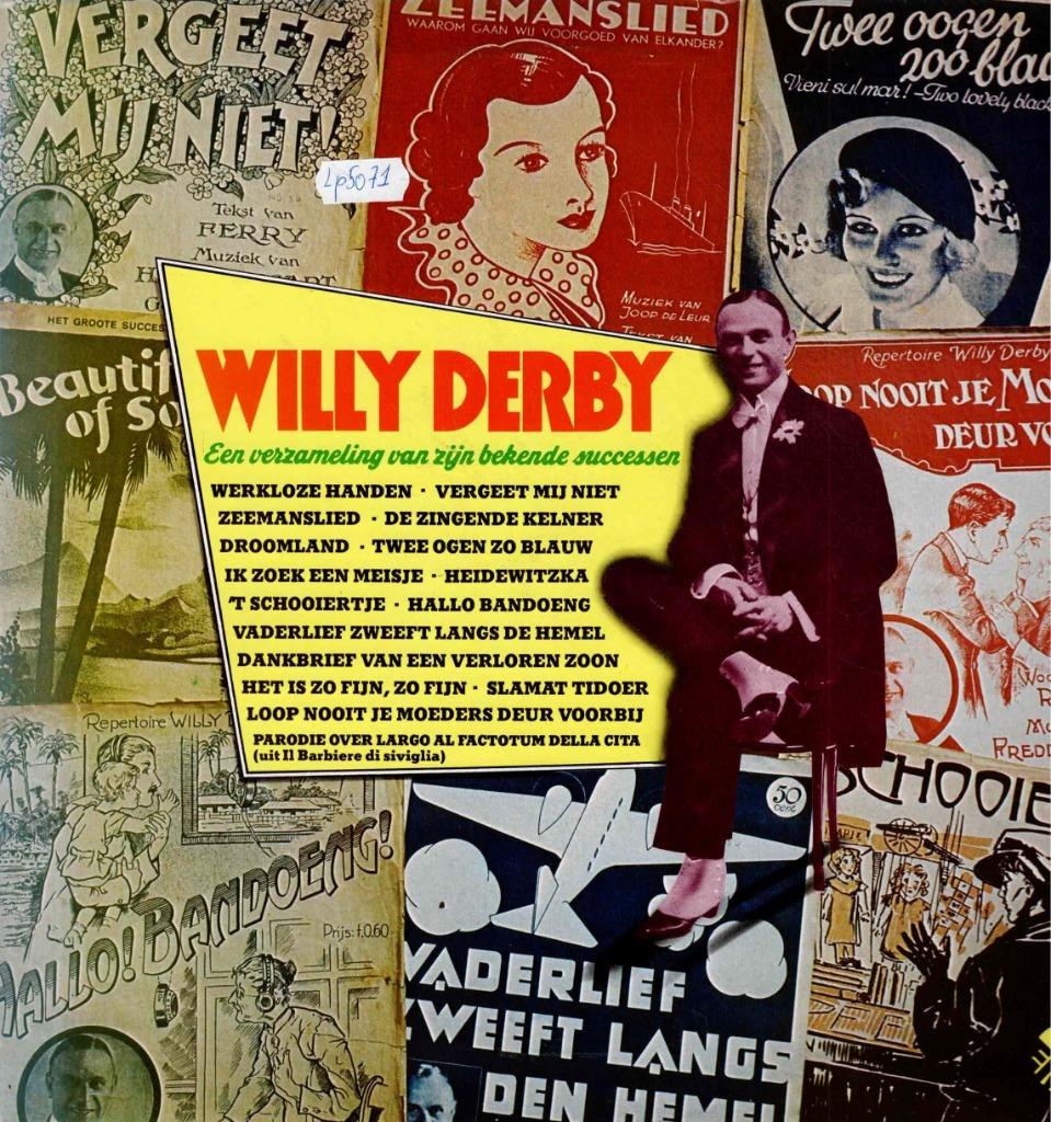Vinyl, LP     -   Willy Derby – Een Verzameling Van Zijn ..., Cd's en Dvd's, Vinyl | Overige Vinyl, Ophalen of Verzenden, Overige formaten