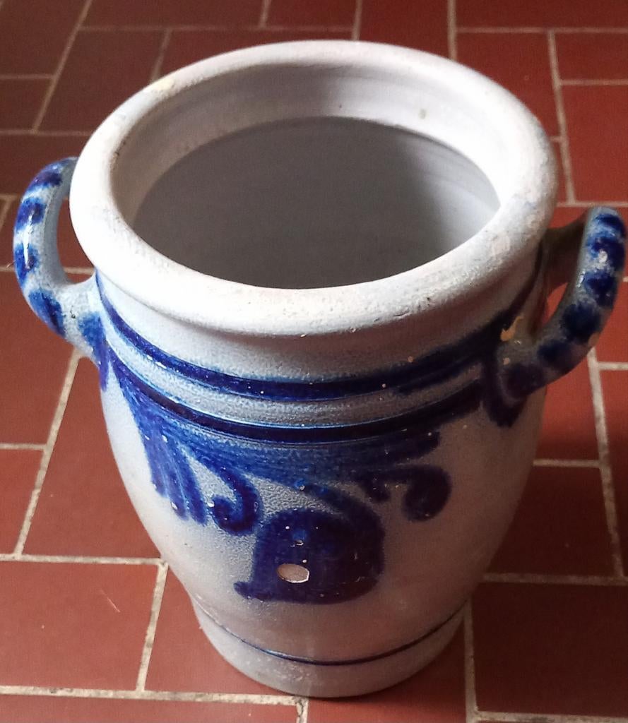 Pot en grès, Ophalen