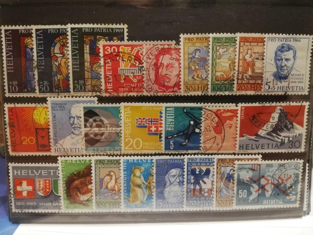 lolt de timbres suisses oblitérés, Timbres & Monnaies, Enlèvement ou Envoi, Affranchi