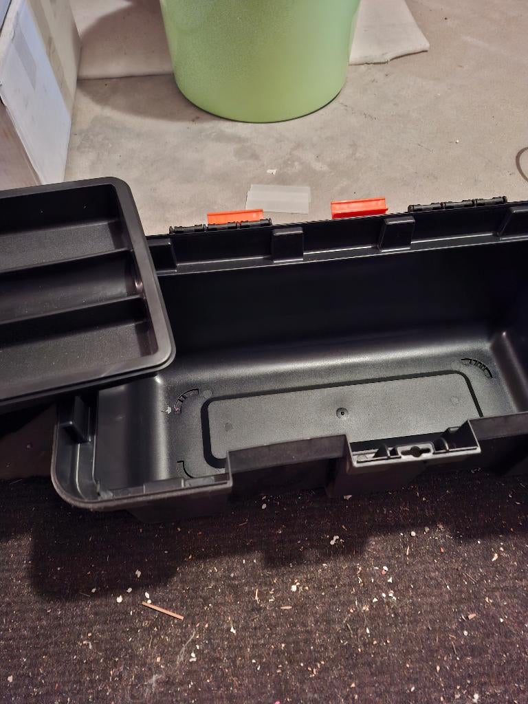 Plastiek werkkoffer, Ophalen, Gebruikt