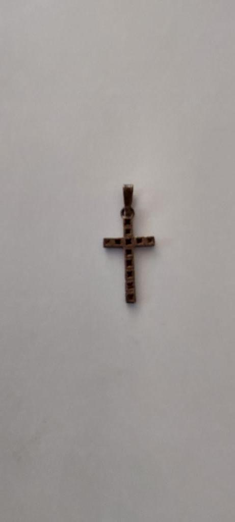 Zilveren Kruisje / Hangertje, Handtassen en Accessoires, Ophalen