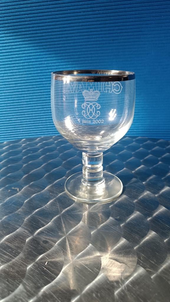 Verre Chimay 33cl 1er juin 2002, Ophalen of Verzenden, Zo goed als nieuw