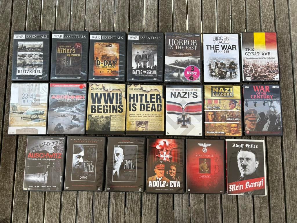 20 oorlogs DVD’s, Vanaf 16 jaar, Ophalen of Verzenden, Zo goed als nieuw, Oorlog of Misdaad
