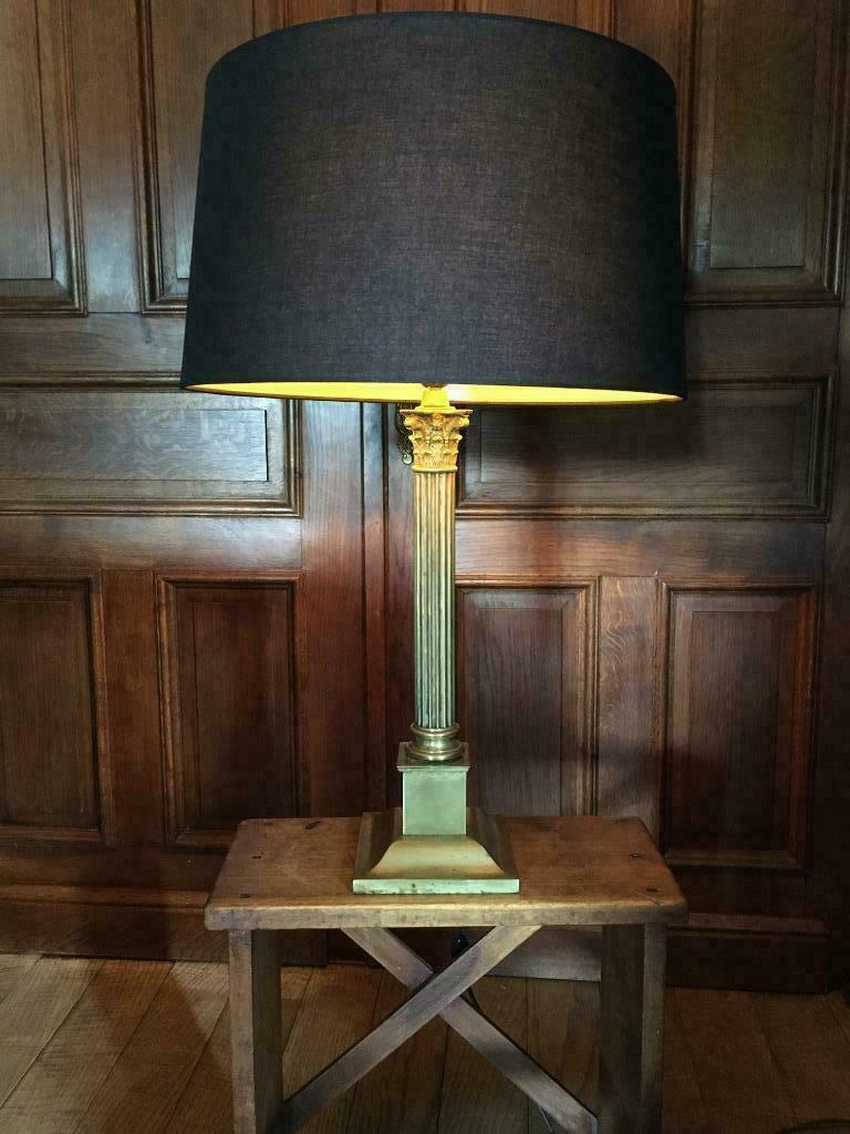 grote antieke IMPERIAL - REGENCY STYLE tafellamp, Antiquités & Art, Enlèvement ou Envoi
