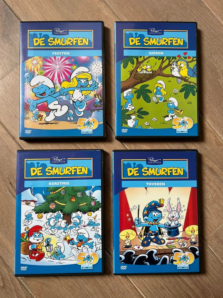 Collectie dvd’s van De Smurfen in nieuwstaat, Ophalen of Verzenden, Zo goed als nieuw, Verschillende Smurfen, Overige typen