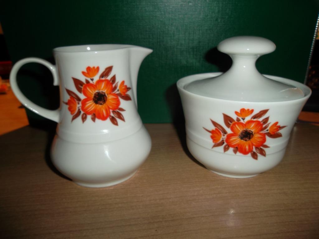 Suikerpot en melkkan Winterling, Marktleuthen Bavaria, Antiek en Kunst, Ophalen of Verzenden