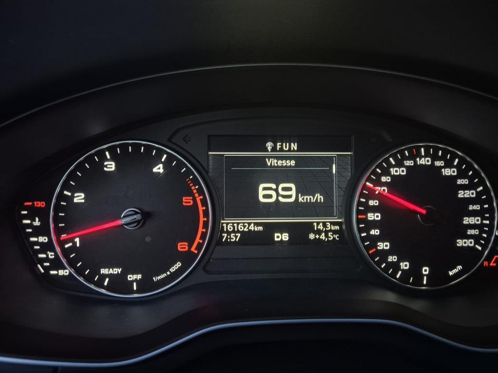 Audi a4 break 2l TDI 150cv, Auto's, Euro 6, A4, Zwart, Leder
