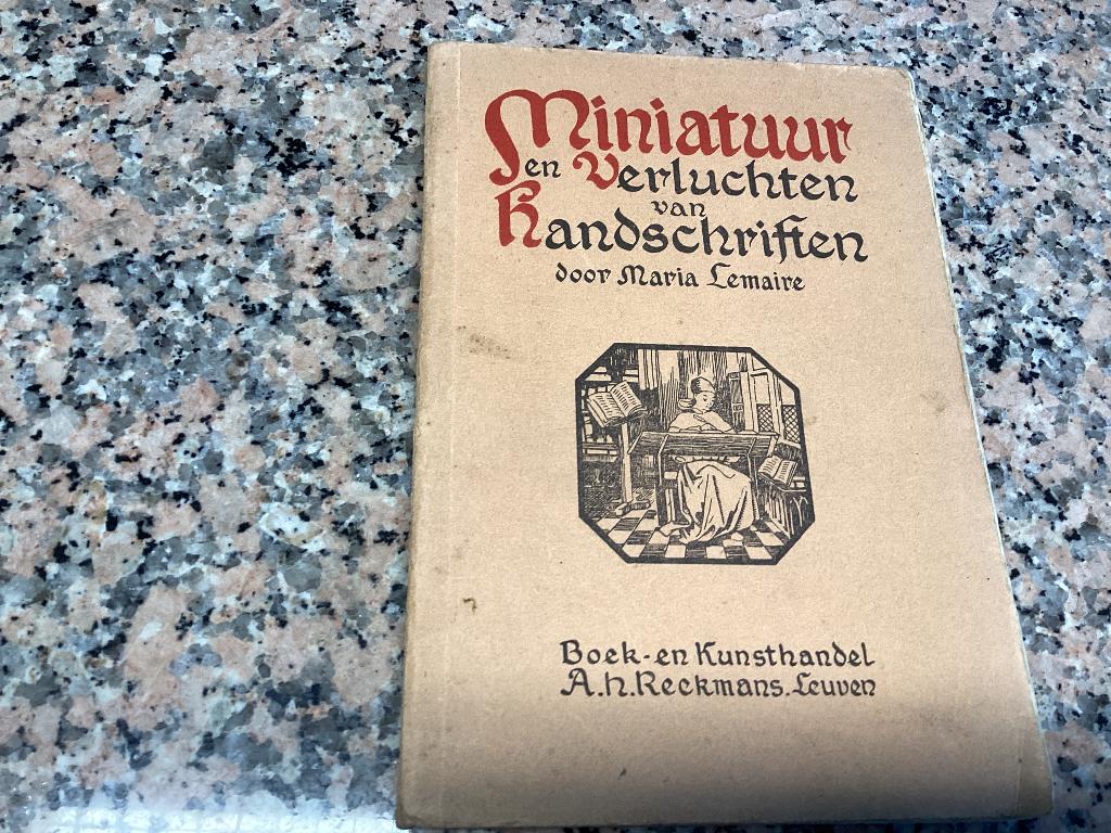 Miniatuur en Verluchten van Handschriften door Maria Lemaire, Antiquités & Art, Enlèvement ou Envoi