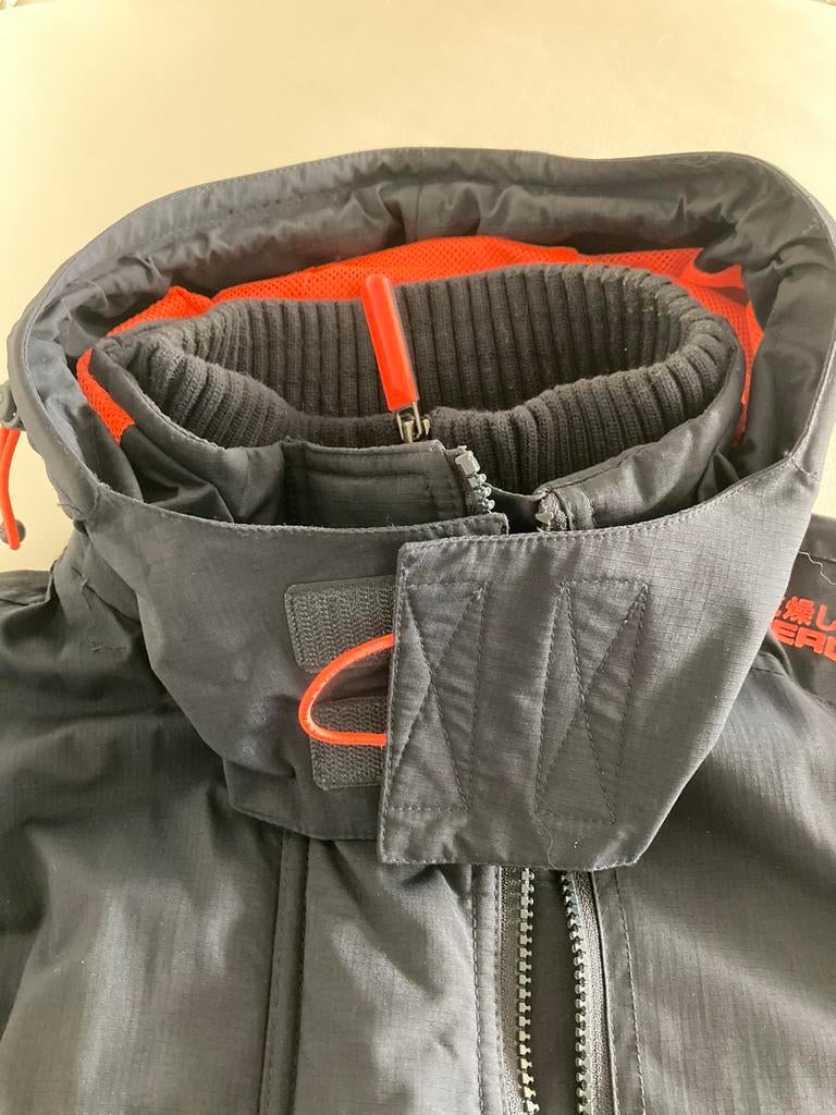 Superdry regenjas, Kleding | Dames, Jassen | Zomer, Zo goed als nieuw, Maat 38/40 (M), Blauw, Ophalen of Verzenden