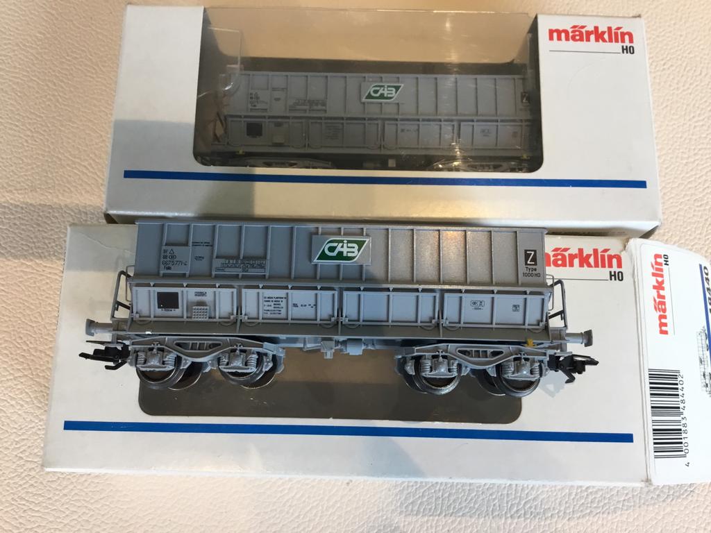 Marklin nmbs 48440 caib twee stuks, Ophalen of Verzenden, Zo goed als nieuw, Wagon