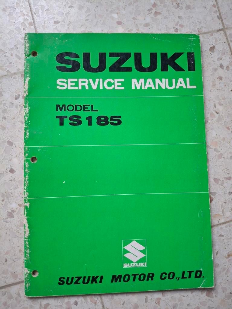 Suzuki TS185 Service Manual, Ophalen of Verzenden, Suzuki