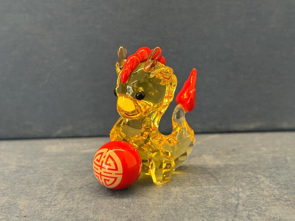 Swarovski Aziatische symbolen Draak, Verzamelen, Ophalen of Verzenden, Nieuw, Figuurtje