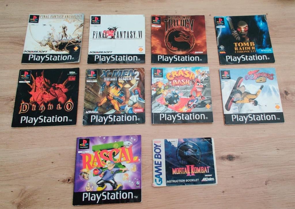 Playstation 1 Manuals, Ophalen of Verzenden, Gebruikt, PlayStation 1