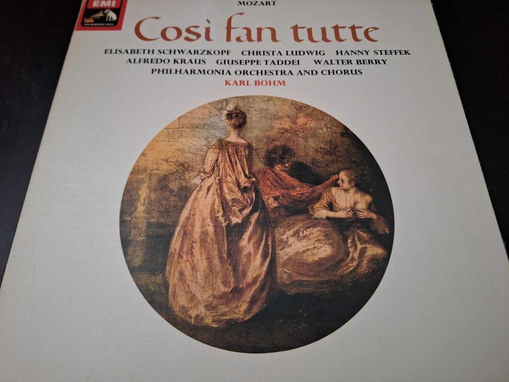 Mozart / Böhm - Così Fan Tutte Box 3 x Lp's Vinyl, Gebruikt, Opera of Operette, Ophalen of Verzenden, Romantiek