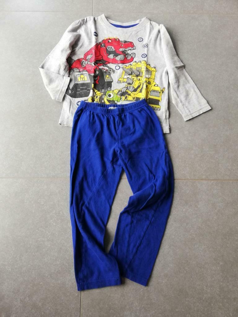 pyjama dino's maat 110/116, Enlèvement ou Envoi, Utilisé, Garçon, Vêtements de nuit ou Sous-vêtements