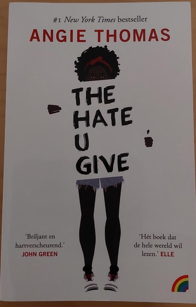 Angie Thomas - The hate u give (Nederlandstalige versie), Ophalen of Verzenden, Angie Thomas