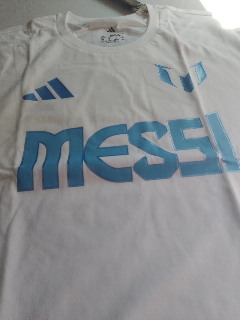 nieuw XXL adidas t-shirt Messi 10 in verpakking, Kleding | Heren, T-shirts, Verzenden, Wit, Nieuw, Overige maten