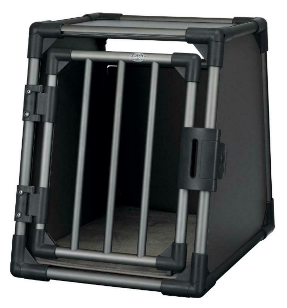 Aluminium Vervoersbox Grafiet Small, Ophalen, Hondenkennel, Minder dan 65 cm, Minder dan 75 cm