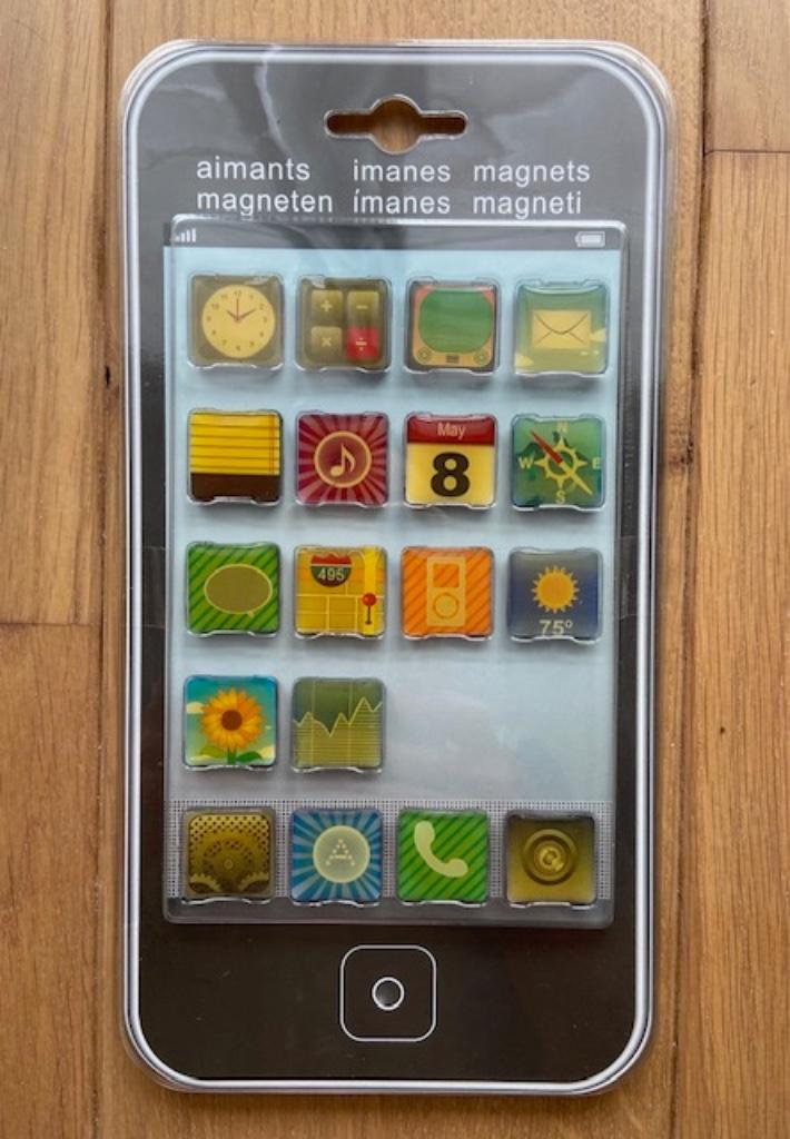 Magnets / Aimants logo IPhone, Collections, Enlèvement ou Envoi, Neuf, Autres types