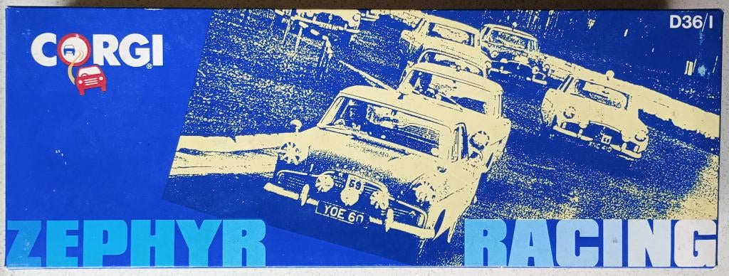 Corgi Ford Zephyr Racing set, Ophalen of Verzenden, Nieuw, Auto, Corgi
