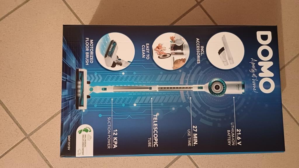 Aspirateur balai domo, Enlèvement ou Envoi, Comme neuf