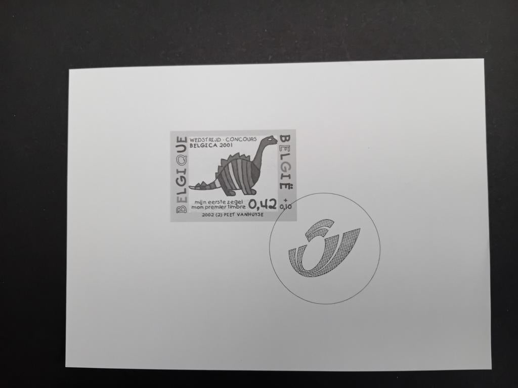 Belgique Drap noir et blanc 7 lot 384B, Enlèvement ou Envoi