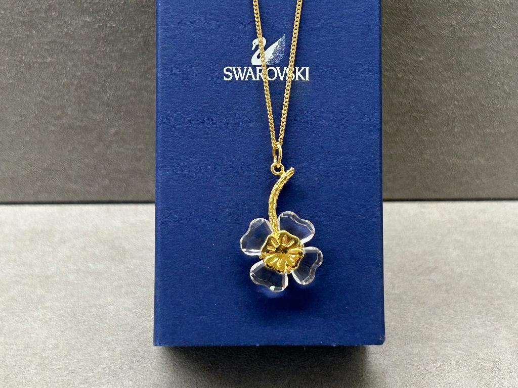 Swarovski Hanger Klavertje vier, Enlèvement ou Envoi, Neuf, Bijou ou Montre