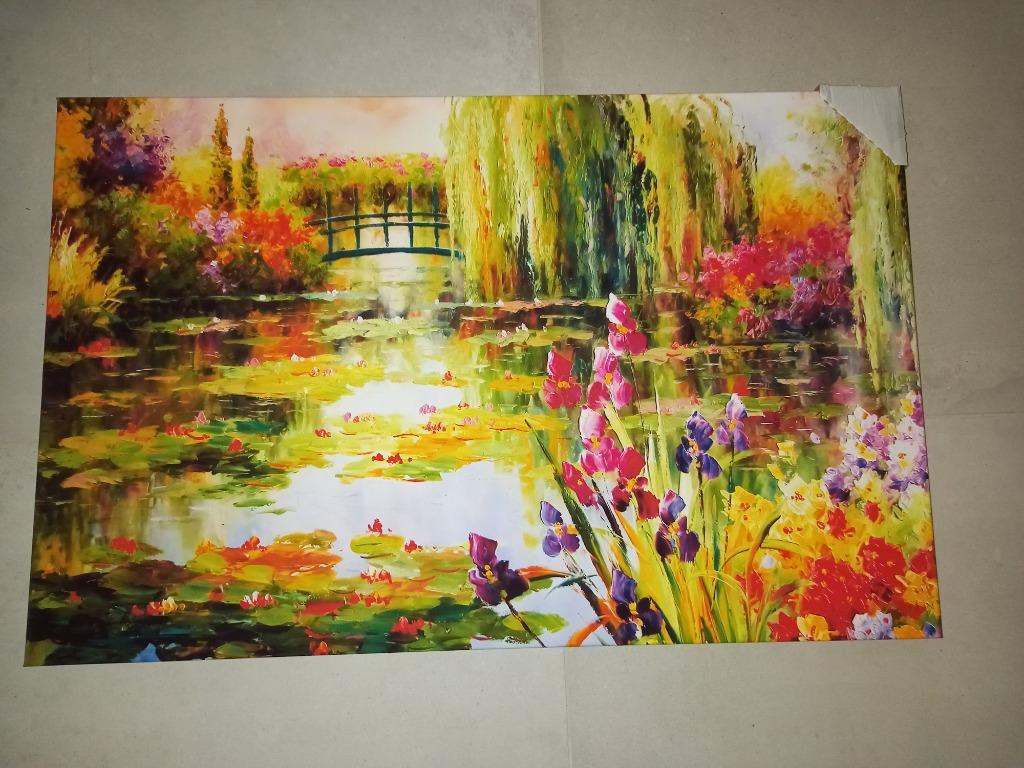 Impression impressionniste sur toile  Giverny, Enlèvement