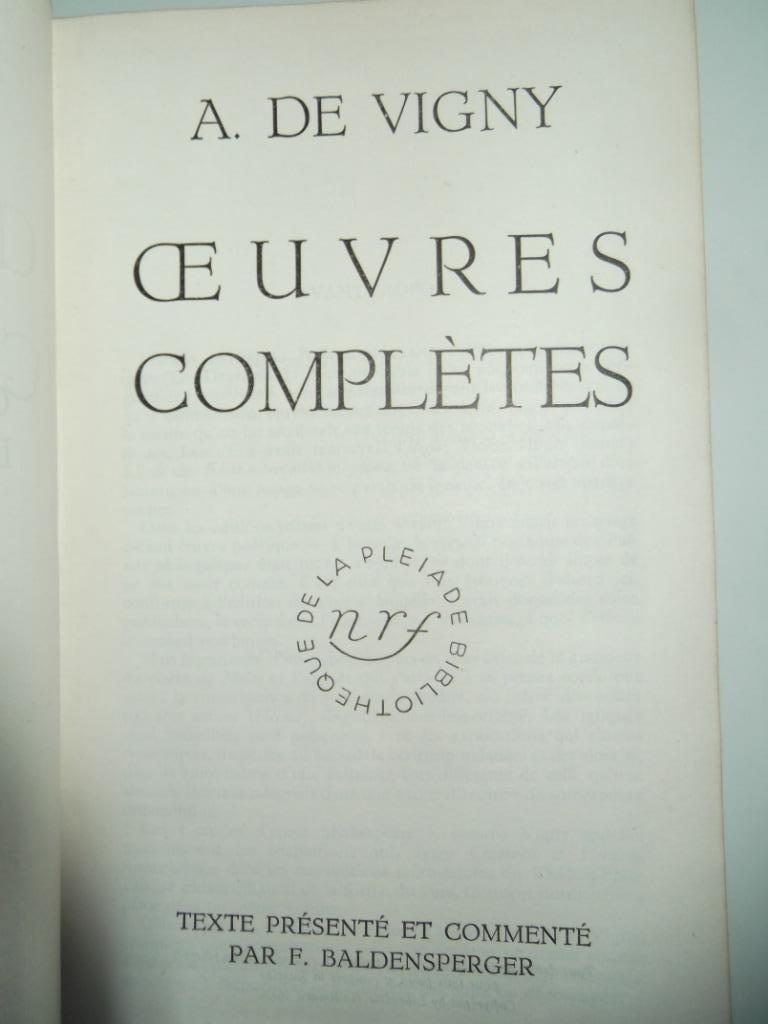 Pléiade - Vigny, Ophalen of Verzenden