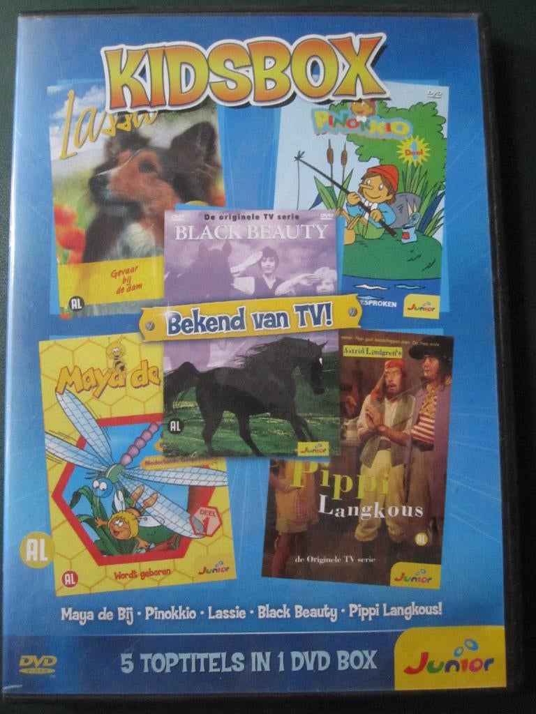 Kidsbox (5 films op 1 DVD), Cd's en Dvd's, Avontuur, Alle leeftijden, Boxset, Ophalen of Verzenden