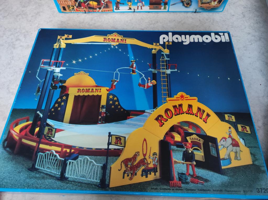 Playmobil Circus Romani(+5 fig)+orkest+clownset, Ophalen, Zo goed als nieuw, Complete set