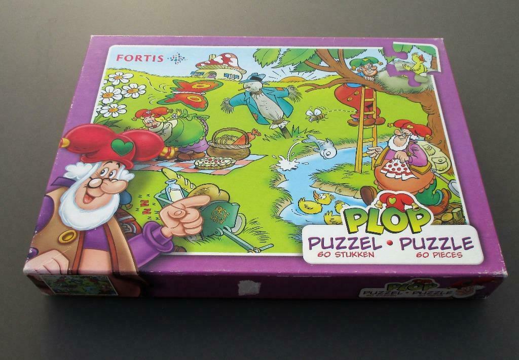 Puzzel " Plop" - 60 stukken, Ophalen of Verzenden, Meer dan 50 stukjes, Gebruikt, 4 tot 6 jaar
