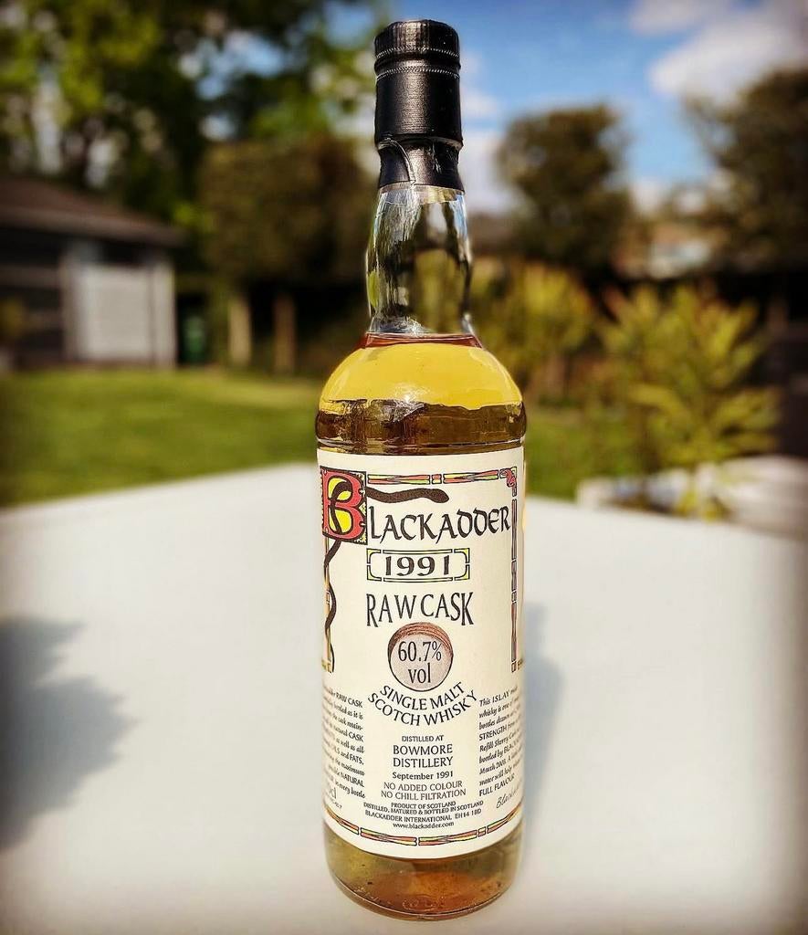Bowmore 1991 60,7% ! Blackadder, Ophalen, Nieuw