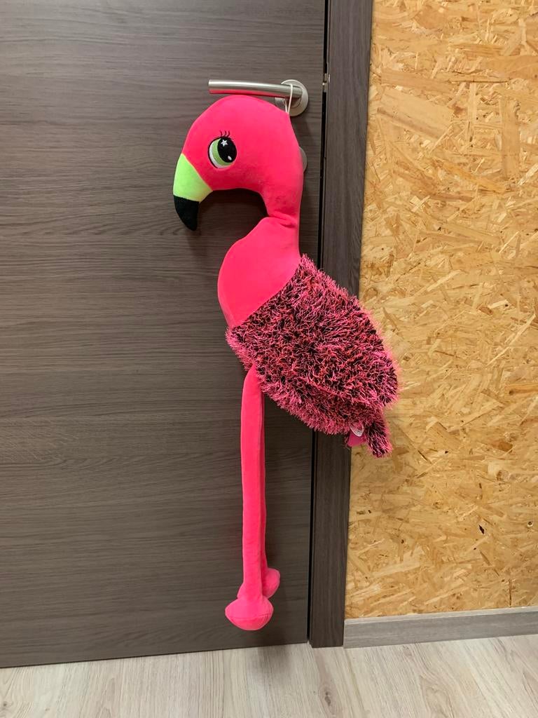 Roze flamingo knuffel, Ophalen, Zo goed als nieuw