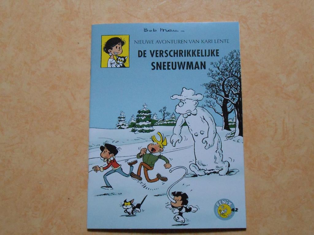Collectie fenix 42 De verschrikkelijke sneeuwman 2007 1 ste, Bob Mau, Eén stripboek, Nieuw, Ophalen of Verzenden
