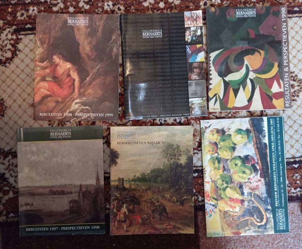 6 kunstboeken jaren 90 bernaerts, Envoi
