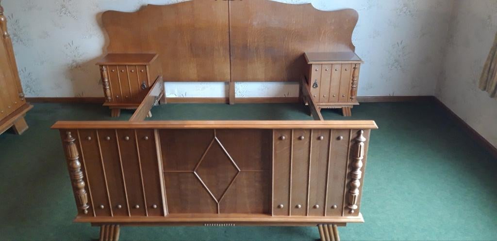 Eiken slaapkamer 1956, Antiek en Kunst, Ophalen
