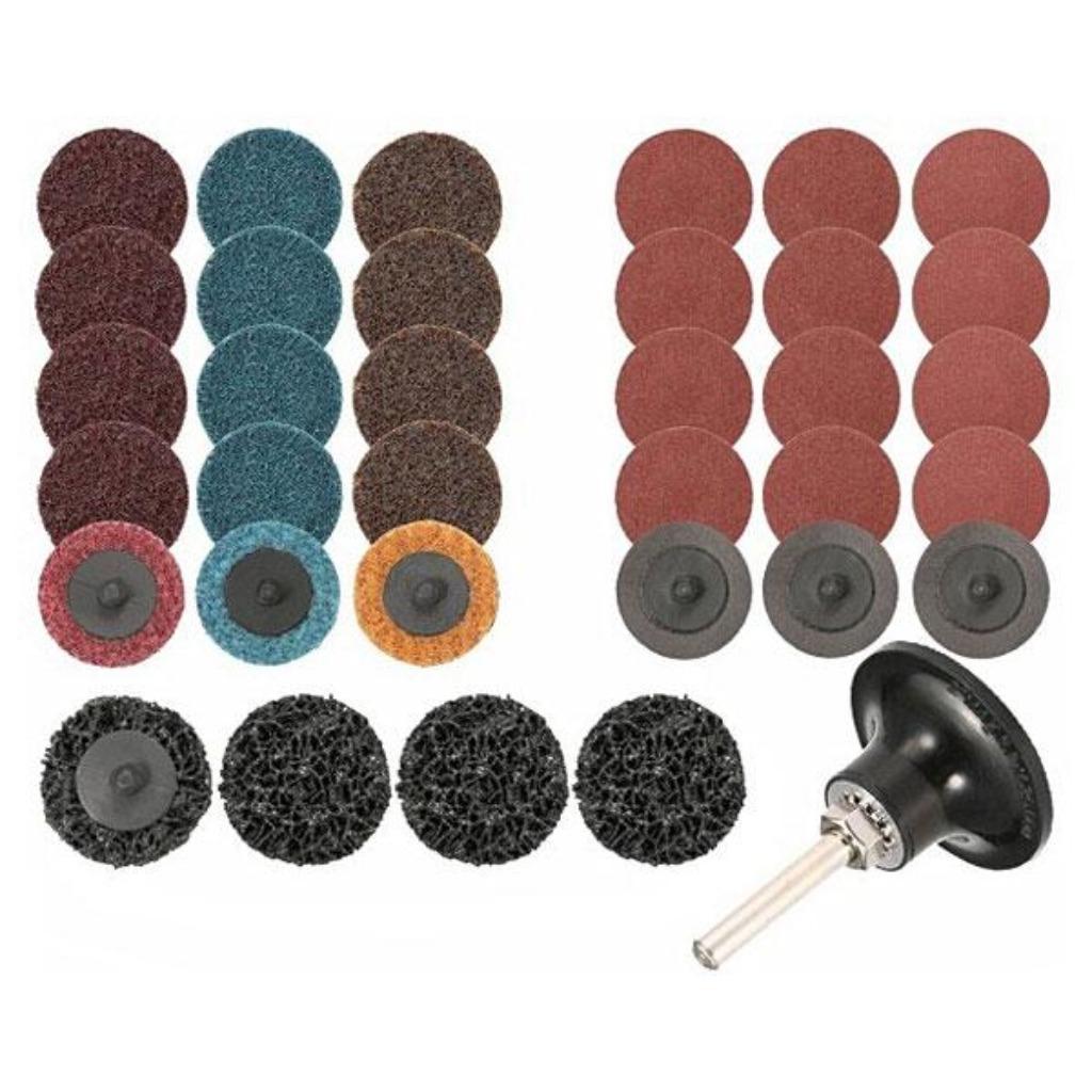 Kit de ponçage de 35 pièces avec pied roloc, Envoi, Neuf