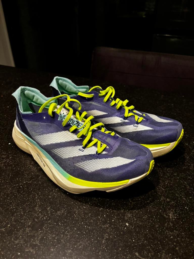 Adidas Adizero Adios Pro 3 - 41.5, Sports & Fitness, Course, Jogging & Athlétisme, Adidas, Course à pied, Enlèvement ou Envoi