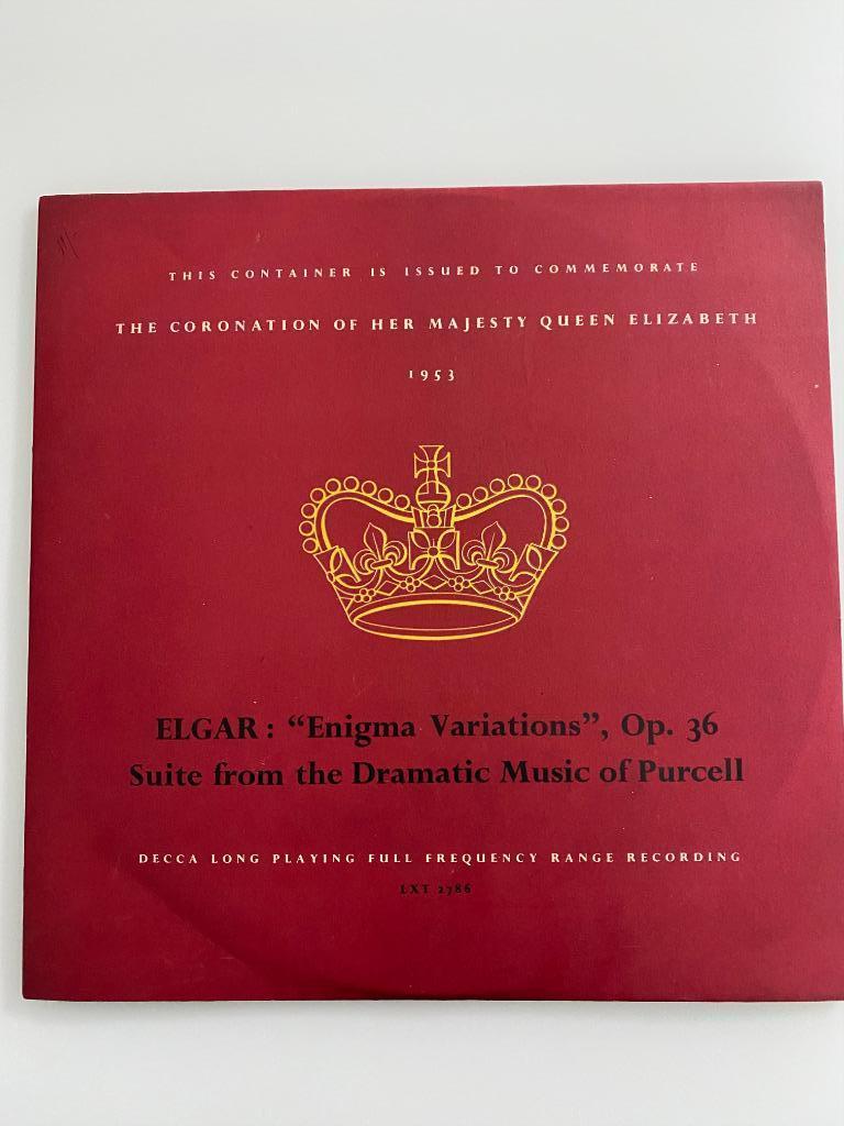 Elgar Coronation Queen Elizabeth 1953, Ophalen of Verzenden, Zo goed als nieuw, Romantiek, 12 inch
