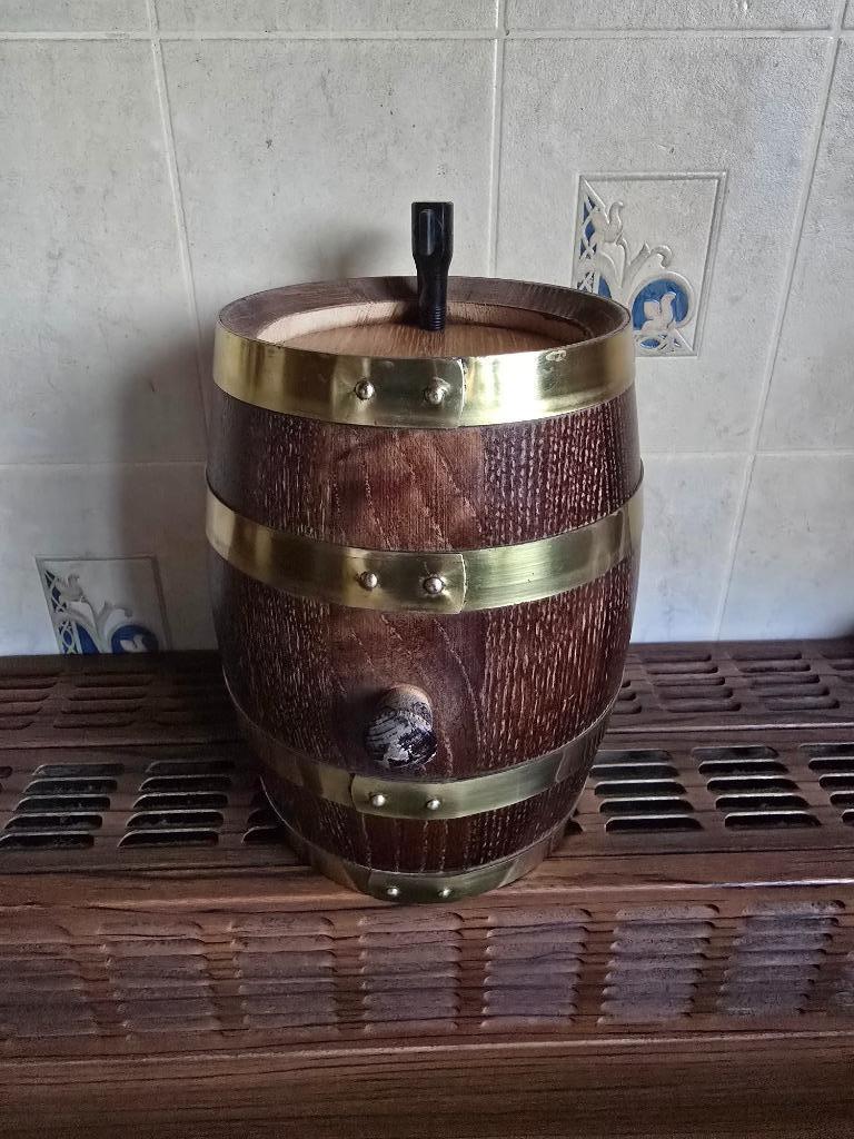 houten tonnetje, Ophalen, Gebruikt