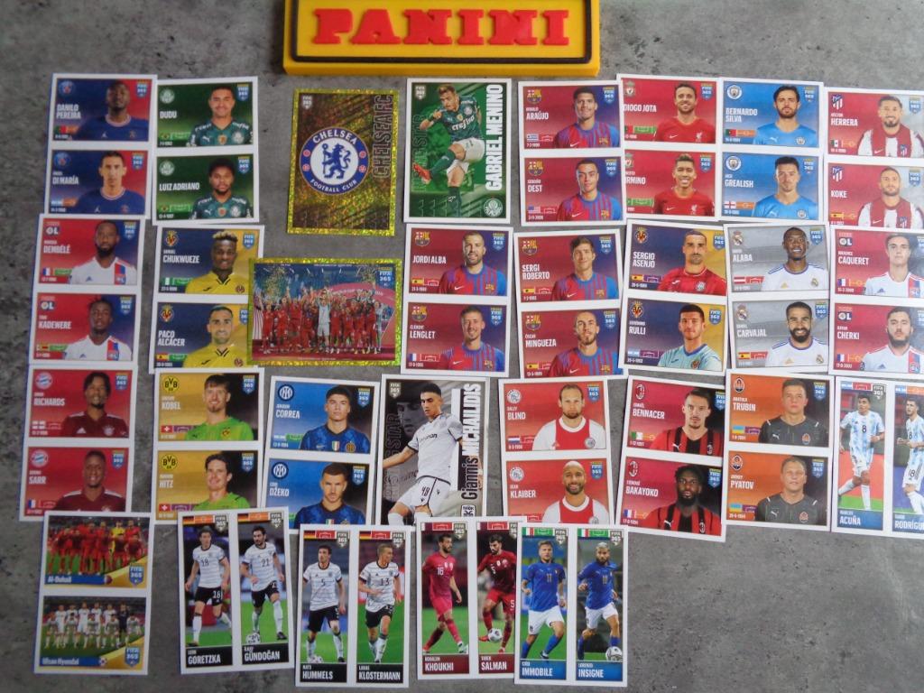 AUTOCOLLANTS DE FOOTBALL PANINI ETAT NEUF FIFA 365 2022 29X, Enlèvement ou Envoi