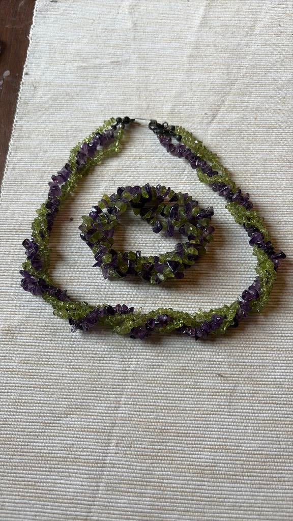 Halsketting met bracelet, Ophalen, Zo goed als nieuw
