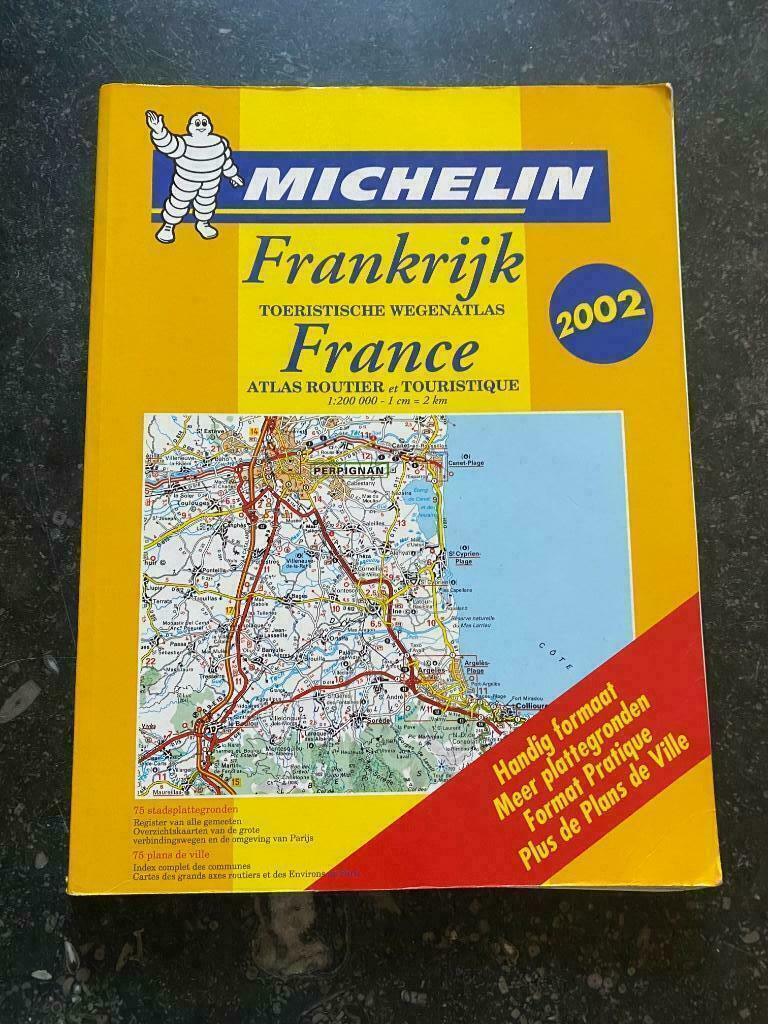 Wegenatlas Frankrijk, Boeken, Atlassen en Landkaarten, Gelezen, Ophalen of Verzenden, Landkaart, Michelin