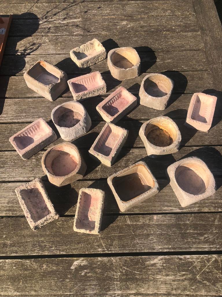artisanale potjes lot van 16, Ophalen of Verzenden