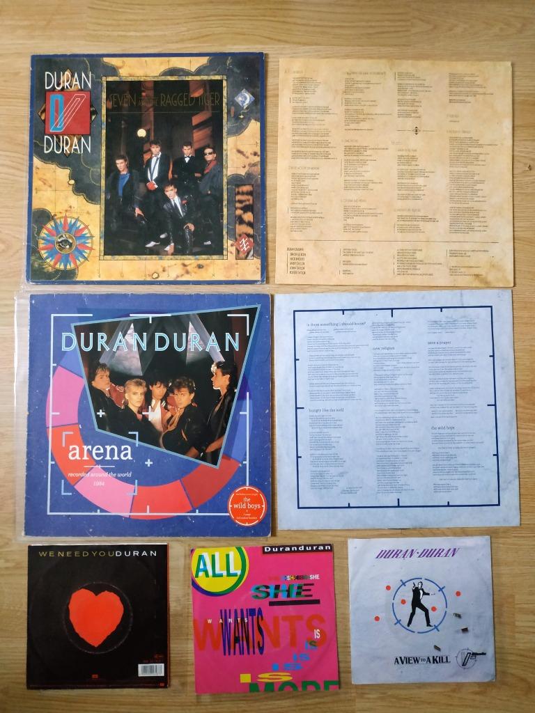 DURAN DURAN LOT LP EN SP, Cd's en Dvd's, Vinyl | Rock, Verzenden