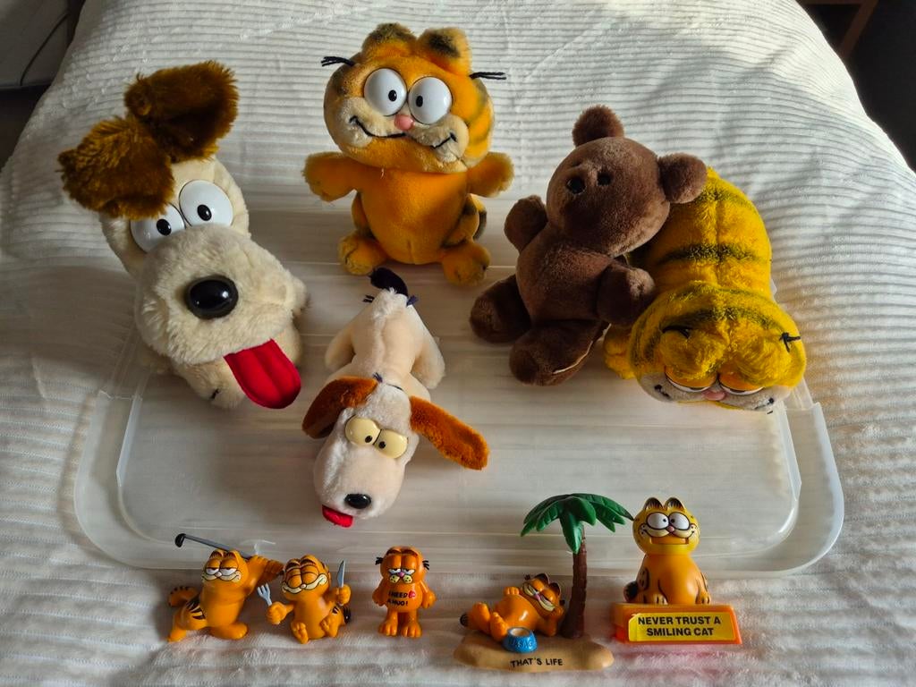 Garfield & co, pluches, figuurtjes, Enlèvement, Garfield, Utilisé, Statue ou Figurine
