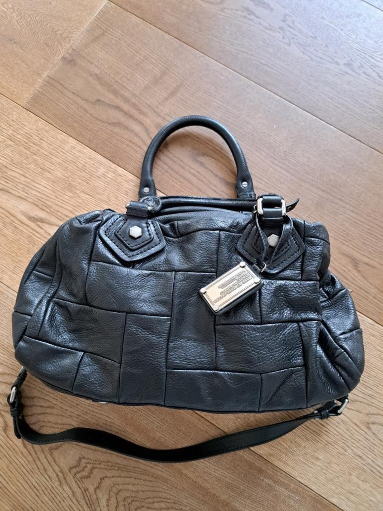 Zwarte handtas van Marc Jacobs, Ophalen of Verzenden, Zo goed als nieuw, Zwart, Handtas