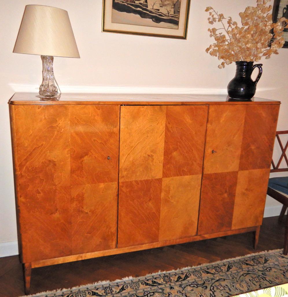 magnifique buffet sideboard vintage 3 portes imexcotra 1958, 25 à 50 cm, 150 à 200 cm, Enlèvement, Utilisé