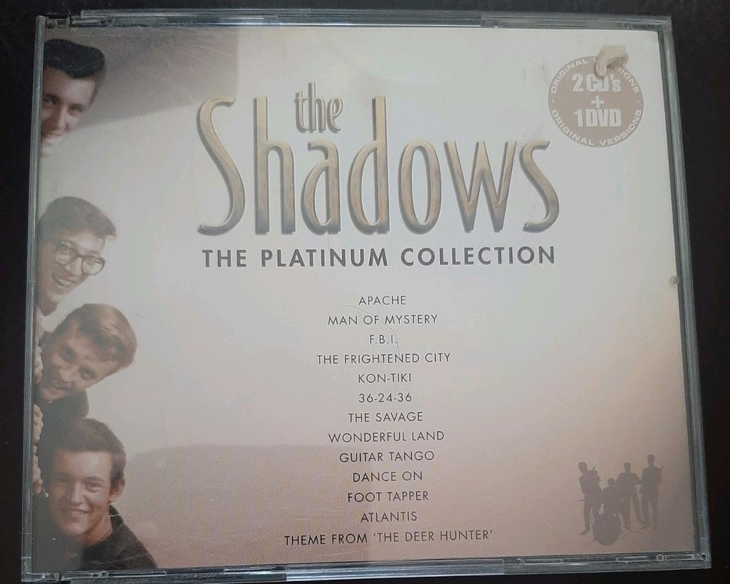 2cd + dvd - the shadows- platinum collection, Cd's en Dvd's, Cd's | Instrumentaal, Ophalen of Verzenden, Gebruikt